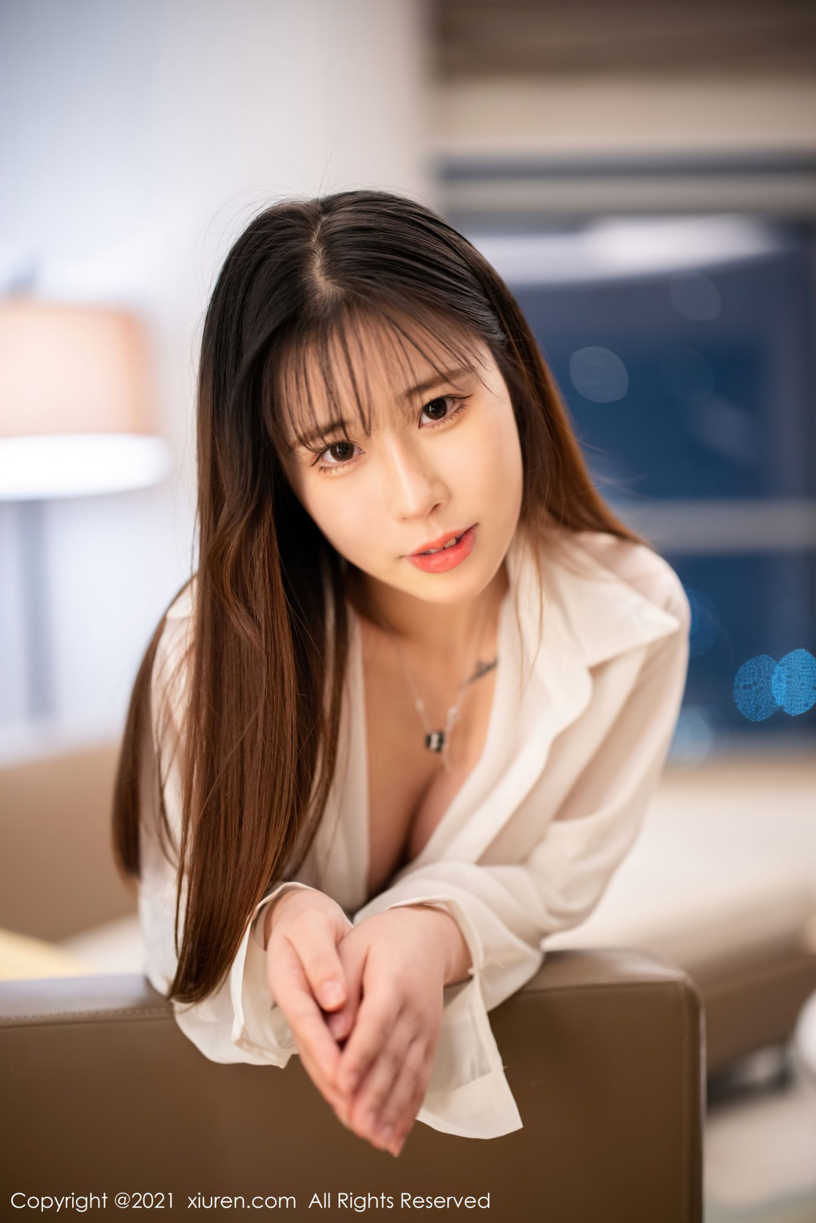 [XiuRen秀人网]-No.3832-甜熙Dora-经典的白衬衫系列-