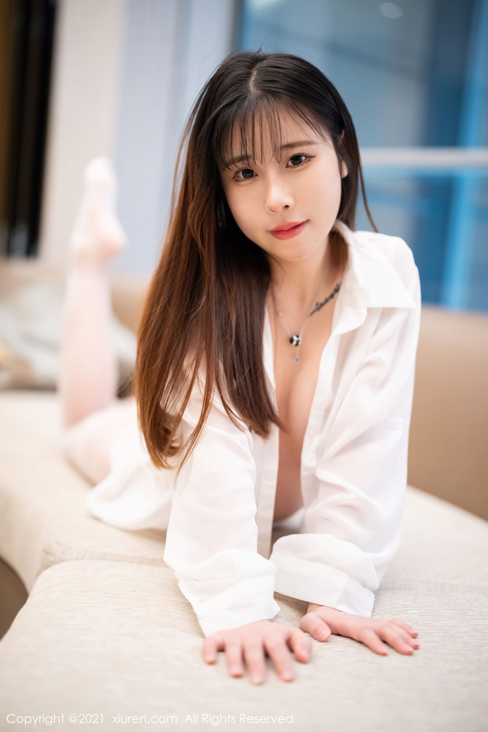 [XiuRen秀人网]-No.3832-甜熙Dora-经典的白衬衫系列-