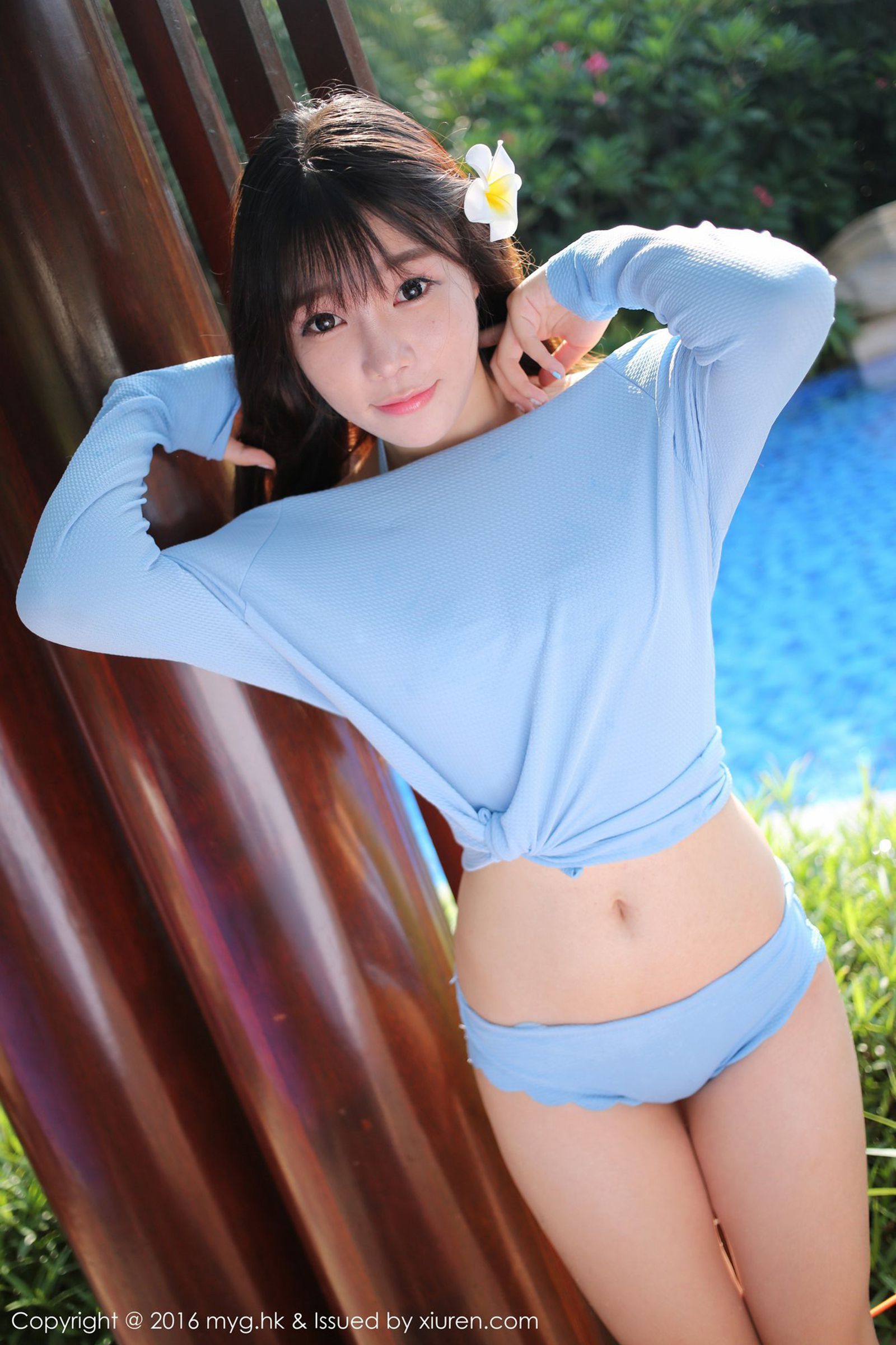 [MyGirl美媛馆] VOL.224 芝芝Booty &#8211; 三亚旅拍第一套丝袜美图[48P]