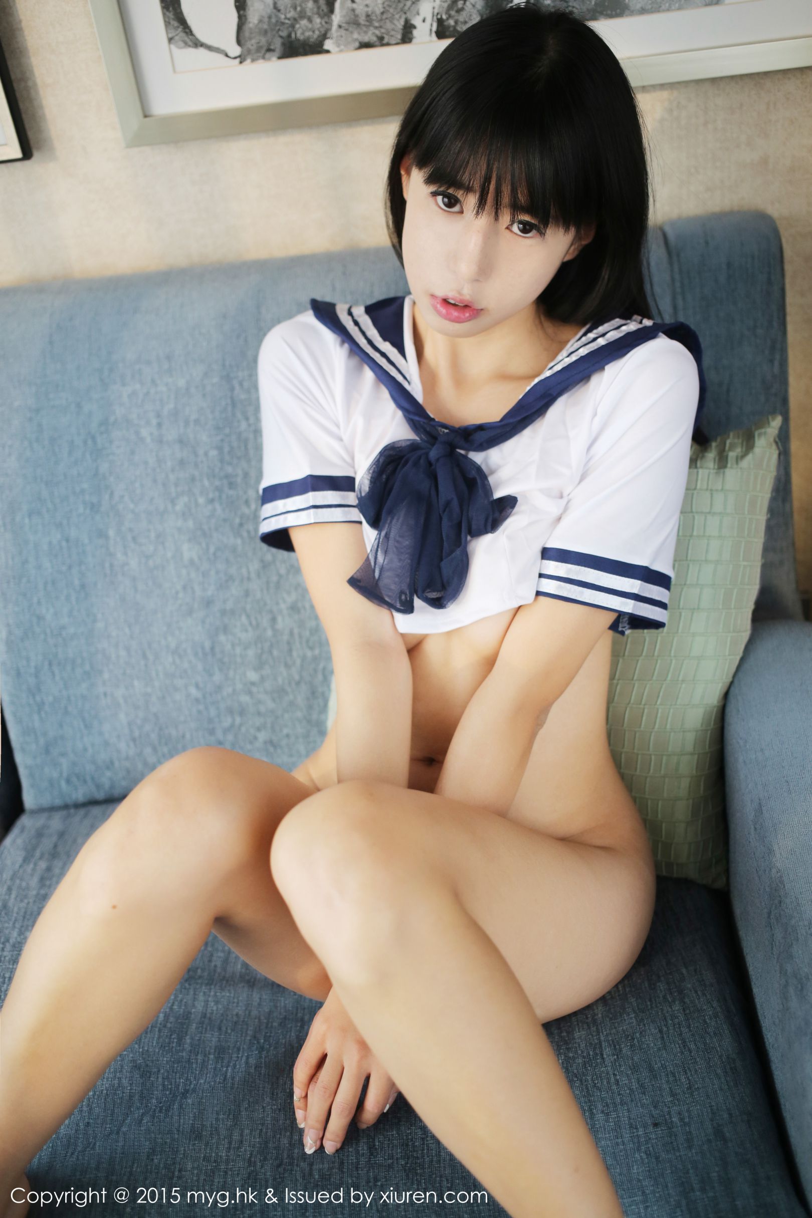 [MyGirl美媛馆] VOL.184 Ellie艾栗栗 &#8211; 学生妹水手服系列丝袜美图[27P]