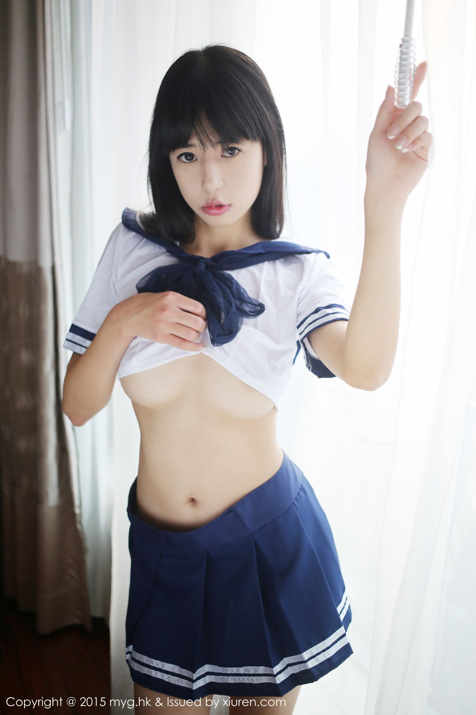 [MyGirl美媛馆] VOL.184 Ellie艾栗栗 &#8211; 学生妹水手服系列丝袜美图[27P]