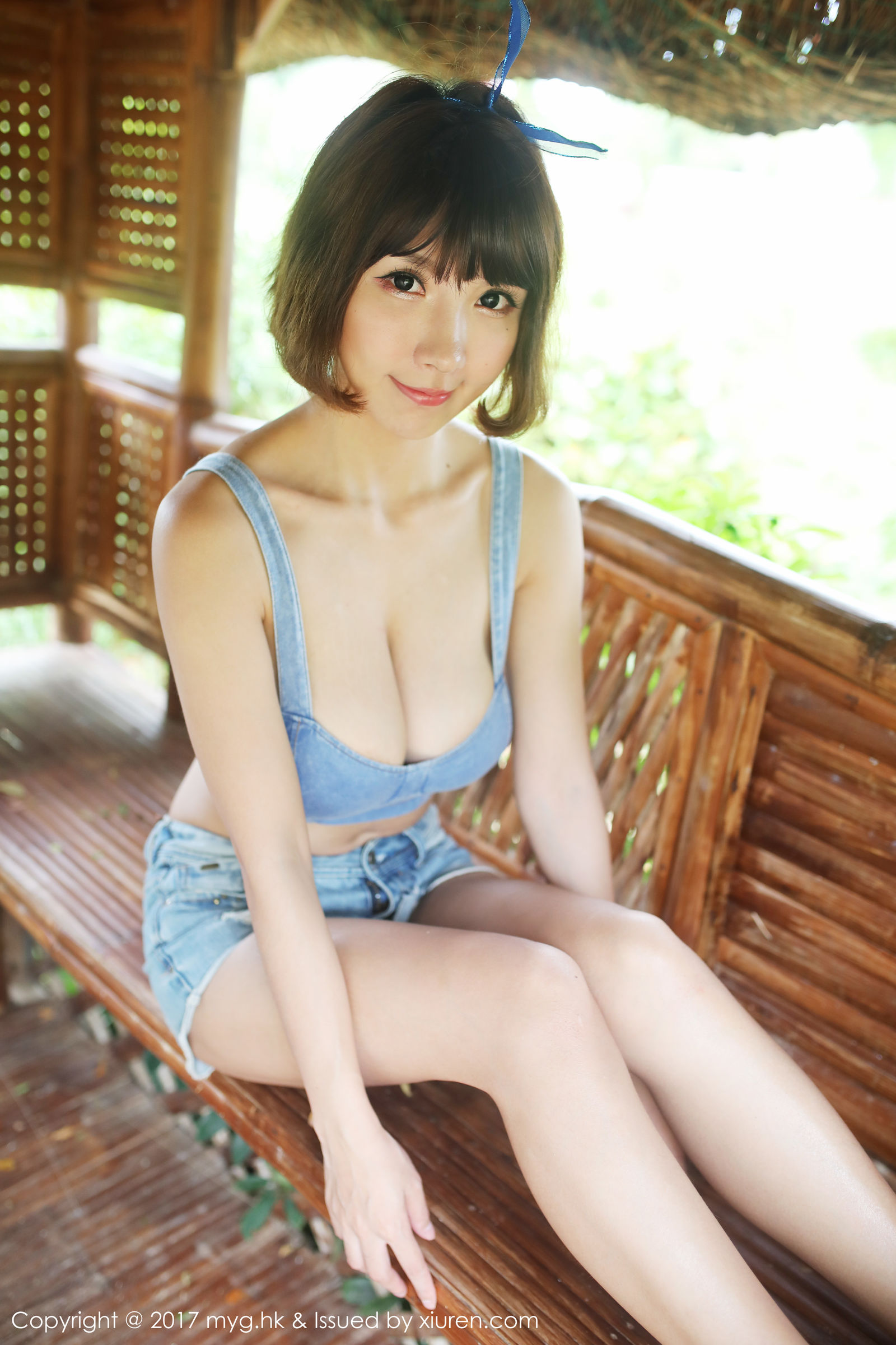 [MyGirl美媛馆] VOL.262 晓茜sunny &#8211; 无内裤牛仔内衣+性感比基尼[74P]